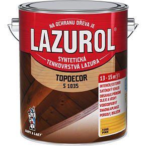 Lazurol Topdecor S1035 dünnschichtige Holzlasur T060 Kiefer, 2,5 l