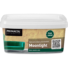 Primacol Decorative Moonlight dekorative Farbe mit Mondschein-Effekt, gold, 1 l