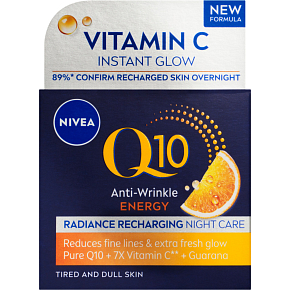 Nivea Energizing Nachtcreme gegen Falten Q10 Energy 50ml