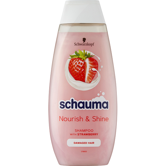 Schauma Nourish & Shine Shampoo für geschädigtes Haar, 400 ml