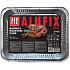 Alufix universelle Aluminium-Grillpfanne 32 x 26 x 4,5 cm, 3 Stück