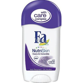 Fa NutriSkin Care & Invisible Antitranspirant Deodorant Stick für Frauen 50 ml