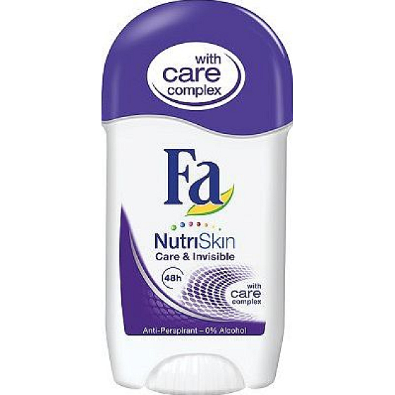 Fa NutriSkin Care & Invisible Antitranspirant Deodorant Stick für Frauen 50 ml