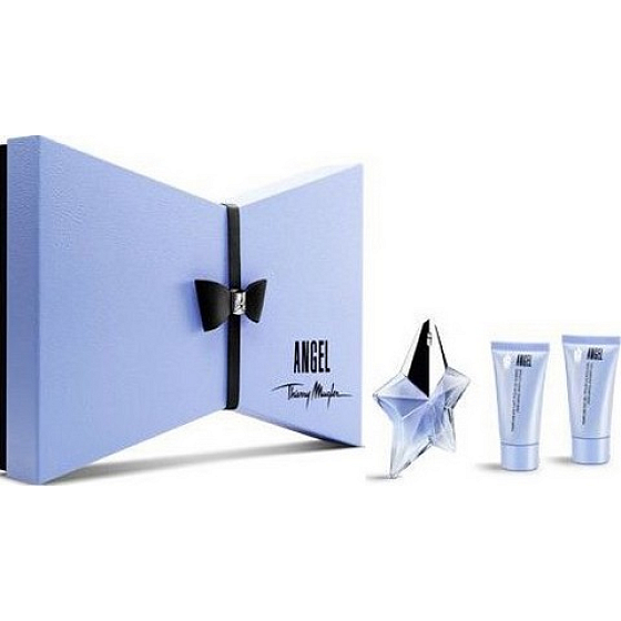 Thierry Mugler Angel parfümiertes Wasser für Frauen 25 ml + Körperlotion 30 ml + Duschgel 30 ml, Geschenkset