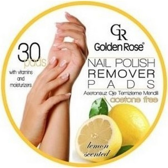 Golden Rose Nagellack wischt Zitronenduft 30 Stück