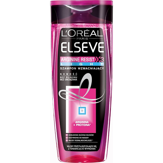 Loreal Paris Elseve Arginine Resist X3 Leichtes stärkendes Shampoo für das Haar 250 ml