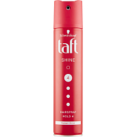 Taft Shine Glanz, Haarspray mit starker Fixierung und intensivem Glanz, Fixierungsstärke 4, 250 ml