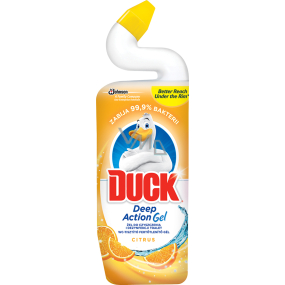 Duck 5in1 Citrus WC Flüssigreiniger mit Zitrusduft, 750 ml