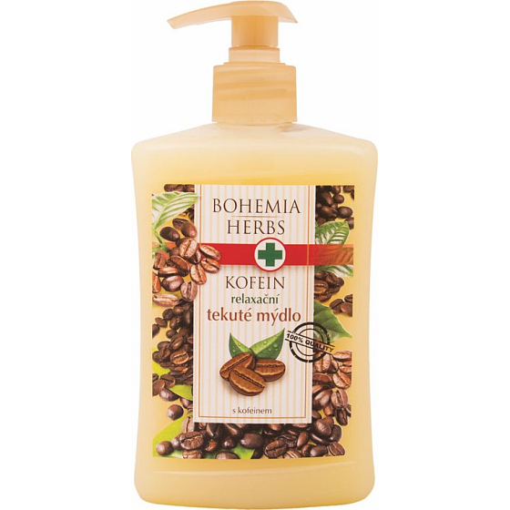 Böhmen schenkt Koffein und Olivenöl entspannende cremige Flüssigseife 500 ml