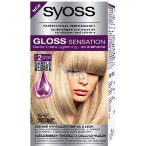 Syoss Gloss Sensation Schonende Haarfarbe ohne Ammoniak 10-51 Eisblond 115 ml
