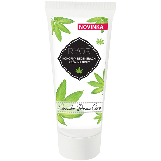 Ryor Cannabis Derma Care Hanf Regenerierende Fußcreme Tube 100 ml