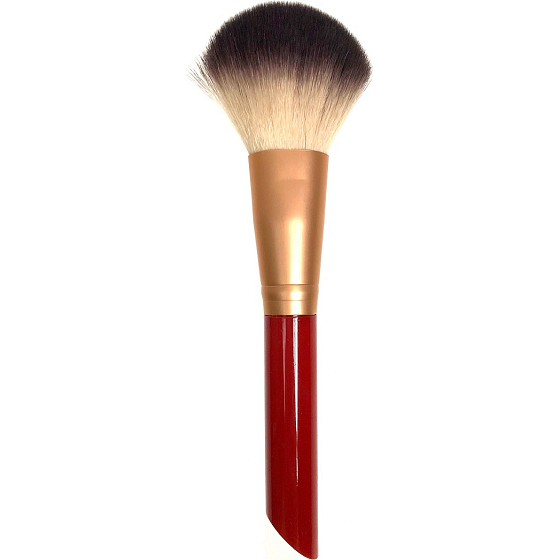 Kosmetikpinsel mit synthetischen Borsten für Puder 17 cm 30350-04