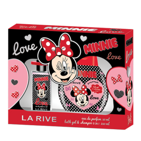 La Rive Disney Minnie Mouse parfümiertes Wasser 50 ml + Badeschaum 250 ml, Kosmetikset