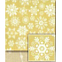 Nekupto Geschenkpapier 70 x 500 cm Weihnachten Goldene, weiße Schneeflocken