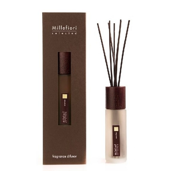 Millefiori Milano Selected Sweet Lime - Sweet Lime Diffusor 100 ml + 7 Stiele 28 cm lang für kleinere Räume dauert 5-6 Wochen