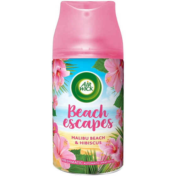 Air Wick Freshmatic Beach entkommt Malibu Beach und Hibiskus automatische Erfrischer 250 ml nachfüllen