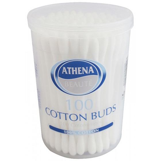 Athena Beauté Baumwoll-Wattestäbchen 100 Stück
