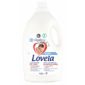 Lovela Baby Buntwäsche Hypoallergenes, mildes Flüssigwaschmittel 50 Dosen 4,5 l