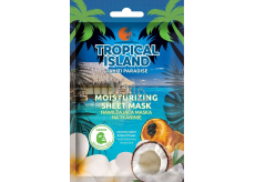 Marion Tropical Island Tahiti Paradise Textil feuchtigkeitsspendende Gesichtsmaske 1 Stück