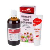 Aromatica Echinacea Kräutertropfen für die natürliche Abwehr 100 ml + Cosmin für die Lippen 25 ml, Duopack