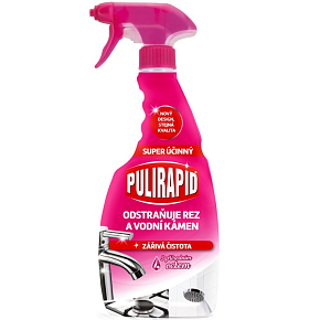 Pulirapid Badezimmer und Küche Kalkentferner mit Essig, 500 ml