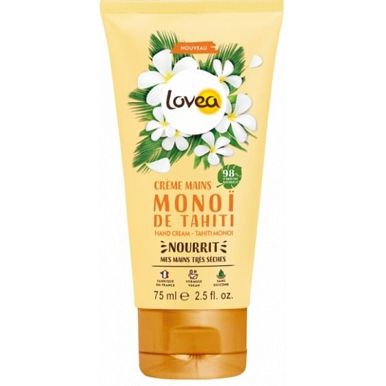 Lovea Monoi pflegende Handcreme für trockene Haut 75 ml