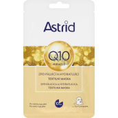 Astrid Q10 Miracle straffende und feuchtigkeitsspendende Gesichtstextilmaske 20 ml