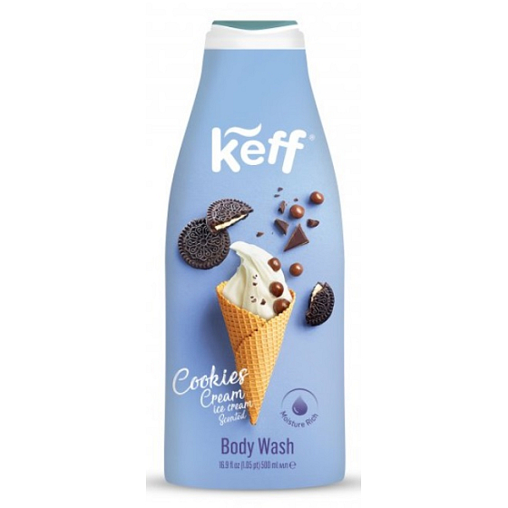 Keff Cream Biscuits Körperreinigungsgel 500 ml