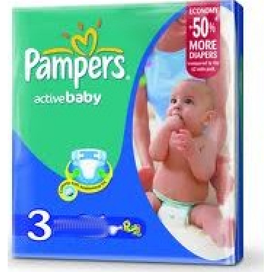 Pampers Active Baby 3 Midi 4-9kg Windelhöschen 62 Stück