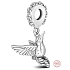 Charme Sterling Silber 925 Charming Kolibri Stil Tier Armband Anhänger