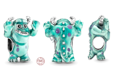 Charms Sterling Silber 925 Disney Pixar Monsters Ltd, Sulley, Armband Perle