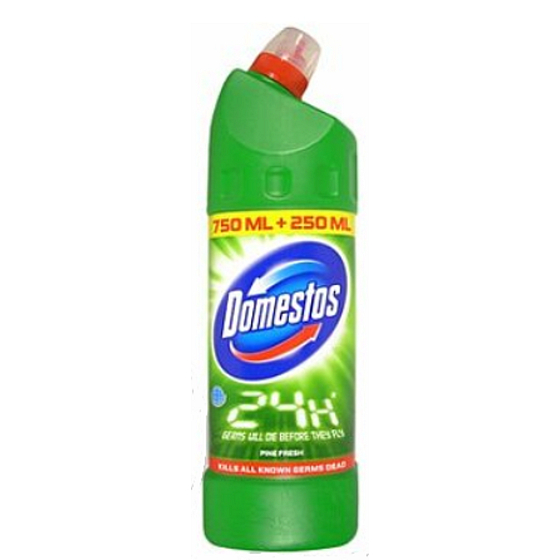 Domestos 24h Pine Fresh flüssiges Desinfektions- und Reinigungsmittel 1000 ml
