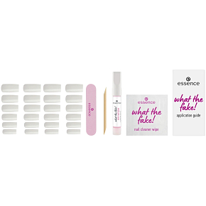 Essence What The Fake! sada s umělými nehty 04 Bare White Essence What The Fake! sada s umělými nehty 04 Bare White
