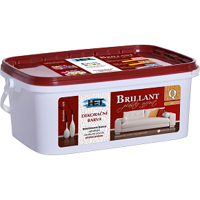 Het Brillant Q mit Sand gefüllte Struktur nach Rolle, dekorative dispergierende Innenfarbe, 5 kg