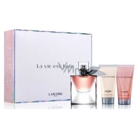 Lancome La Vie Est Belle parfümiertes Wasser für Frauen 30 ml + Körperlotion 50 ml + Duschgel 50 ml, Geschenkset für Frauen