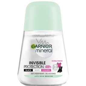Garnier Mineral Invisible Black & White 48-Rollen-Antitranspirant 50 ml zum Aufrollen für Frauen