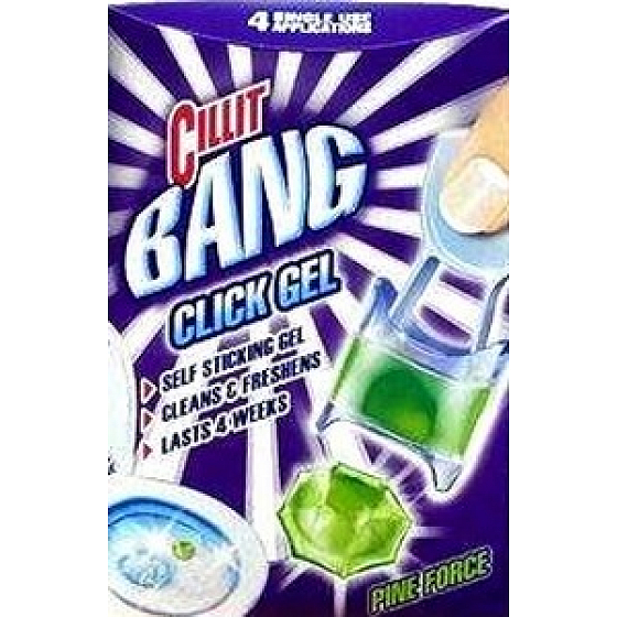 Cillit Bang Click Gel Pine Force Gel Toilettenreiniger 4 x 5 g