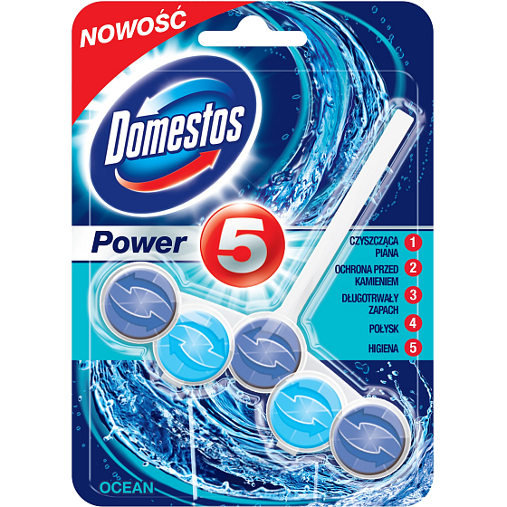 Domestos Power 5 Ocean WC Vollblock 55 g