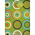 Nekupto Geschenk Papiertüte 32,5 x 26 x 13 cm Grün, Kreise