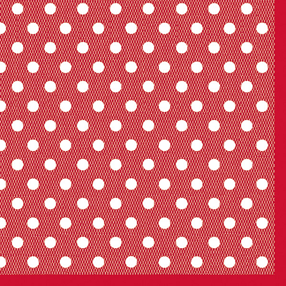 Maki Paper Dessert Servietten rot 3-lagig 25 x 25 cm 20 Stück