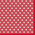 Maki Paper Dessert Servietten rot 3-lagig 25 x 25 cm 20 Stück