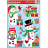Fensterfolie ohne Kleber Schneemänner 37 x 29 cm