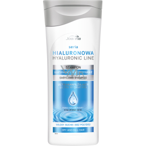 Joanna Hyaluronic Line Shampoo mit Hyaluronsäure für trockenes Haar ohne Glanz 200 ml