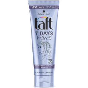 Taft 7 Days Smooth Styling Balm glättet das Haar und schützt es vor Kräuselungen 75 ml