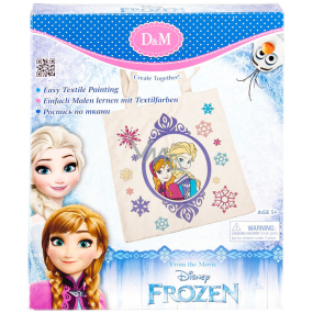 Disney Frozen Paint für Textilien zum Malen eingestellt, Tasche