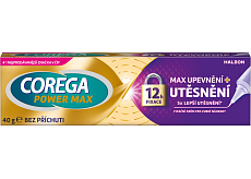 Corega Power Max Haftcreme für Zahnprothesen ohne Geschmack 40 g