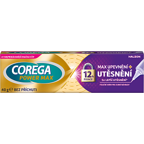 Corega Power Max Haftcreme für Zahnprothesen ohne Geschmack 40 g Corega Power Max Haftcreme für Zahnprothesen ohne Geschmack 40 g