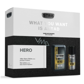Str8 Hero Aftershave 100 ml + Deodorant Spray 150 ml, Kosmetikset