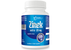 Nutricius Zinc Extra Nahrungsergänzungsmittel, ein starkes Antioxidans, unterstützt die normale Funktion des Immunsystems und trägt zur Fruchtbarkeit bei 25 mg 100 Tabletten