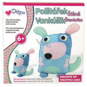 Ditipo Pillow Puppy Kreatives Nähset für Kinder ab 6 Jahren